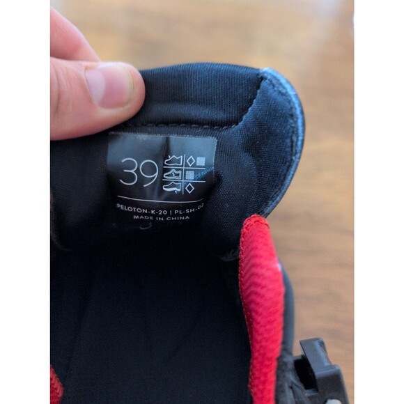 EUC Peloton cycling bike shoes with look delta cleats EU 39 US women's 8 - Picture 7 of 7